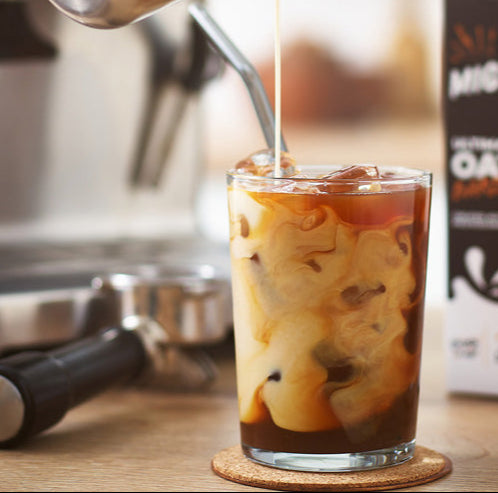 MIGHTY Ultimate Oat Barista M.lk Being Poured
