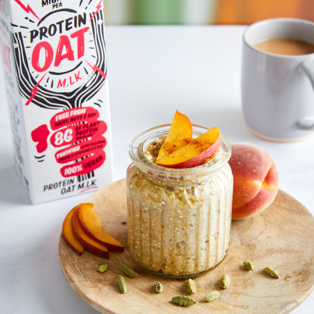 Cardamom & Peach Quinoa Porridge