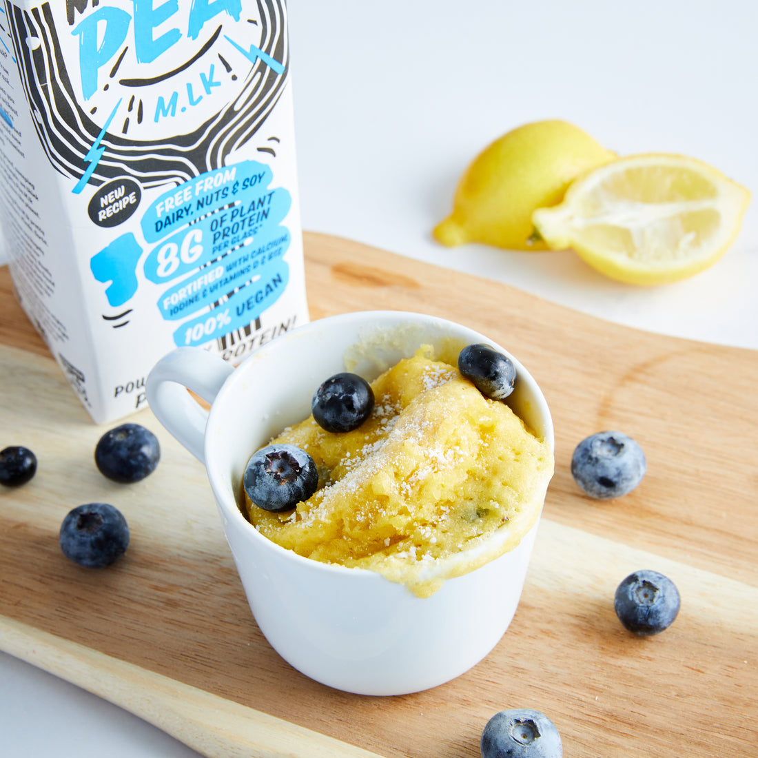 Lemon & Blueberry Mug Cake