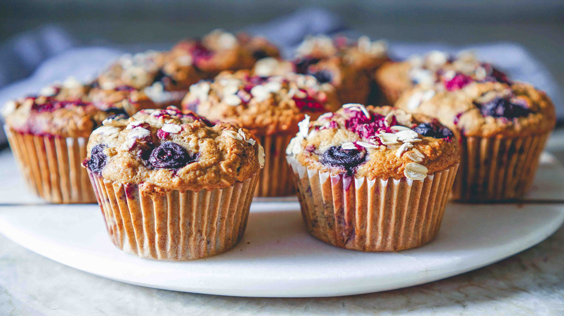 BROWN SUGAR & BLUEBERRY OAT MUFFIN RECIPE